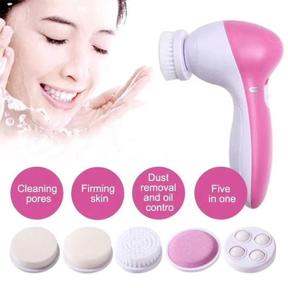 Electric 5 IN 1 Facial Cleaner Brush
