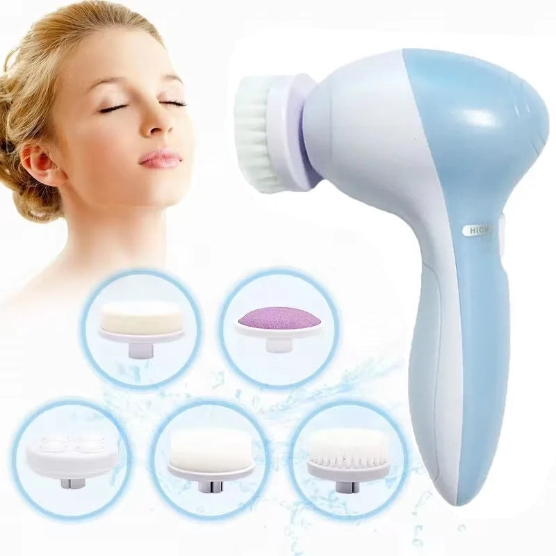 Electric 5 IN 1 Facial Cleaner Brush